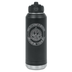 Dental Insignia / Emblem Water Bottle - Laser Engraved (Personalized)