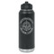 Dental Insignia / Emblem Laser Engraved Water Bottles - Front View