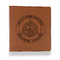 Dental Insignia / Emblem Leather Binder - 1" - Rawhide (Personalized)