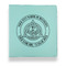 Dental Insignia / Emblem Leather Binder - 1" - Teal (Personalized)