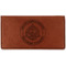 Dental Insignia / Emblem Leather Checkbook Holder - Main