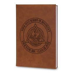 Dental Insignia / Emblem Leatherette Journal - Large - Double-Sided (Personalized)