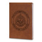 Dental Insignia / Emblem Leatherette Journals - Large - Double Sided - Angled View