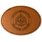 Dental Insignia / Emblem Faux Leather Iron On Patch - Oval (Personalized)