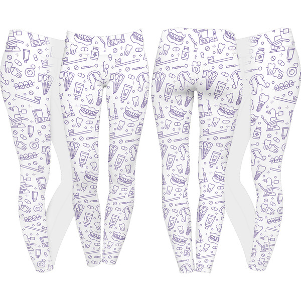 Dental Insignia / Emblem Leggings Turn Around - Apvl