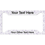 Dental Insignia / Emblem License Plate Frame - Style A (Personalized)