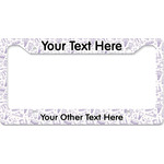 Dental Insignia / Emblem License Plate Frame - Style B (Personalized)