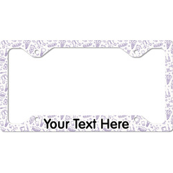Dental Insignia / Emblem License Plate Frame - Style C (Personalized)