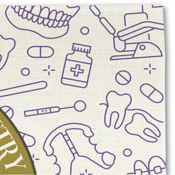 Dental Insignia / Emblem Linen Placemat - Detail
