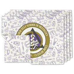 Dental Insignia / Emblem Linen Placemat (Personalized)