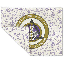 Dental Insignia / Emblem Double-Sided Linen Placemat - Single (Personalized)