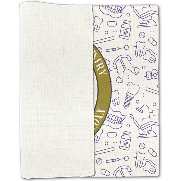 Dental Insignia / Emblem Linen Placemat - Folded Half