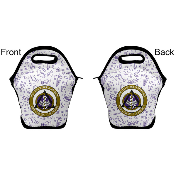 Dental Insignia / Emblem Lunch Bag - Front and Back