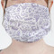 Dental Insignia / Emblem Mask - Pleated (new) Front View on Girl