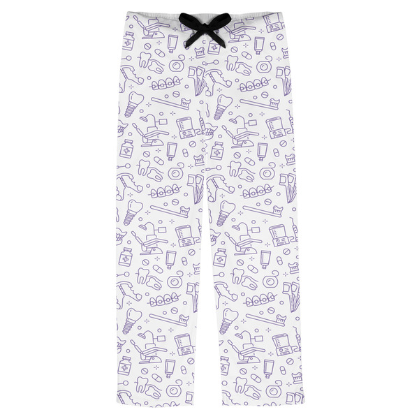 Custom Dental Insignia / Emblem Mens Pajama Pants - M