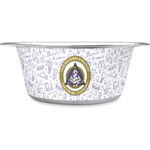 Dental Insignia / Emblem Stainless Steel Dog Bowl - Large (Personalized)