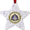 Dental Insignia / Emblem Metal Star Ornament - Double-Sided (Personalized)