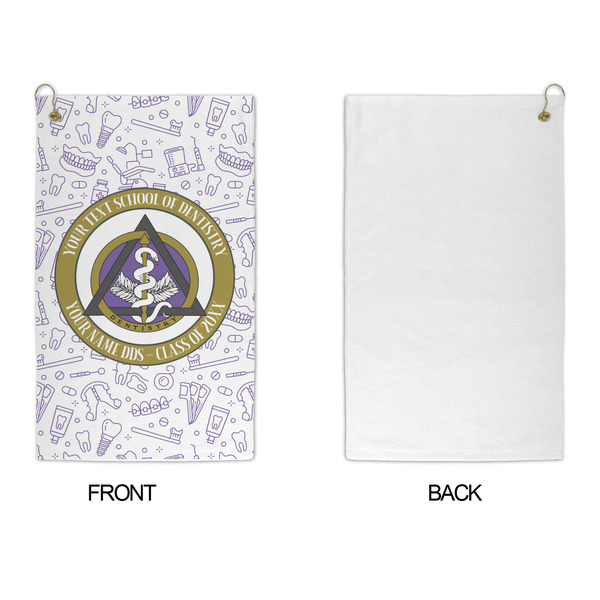 Dental Insignia / Emblem Microfiber Golf Towels - APPROVAL