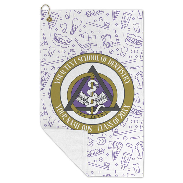 Dental Insignia / Emblem Microfiber Golf Towels - FOLD