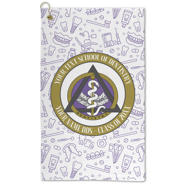 Custom Dental Insignia / Emblem Microfiber Golf Towel - Large (Personalized)