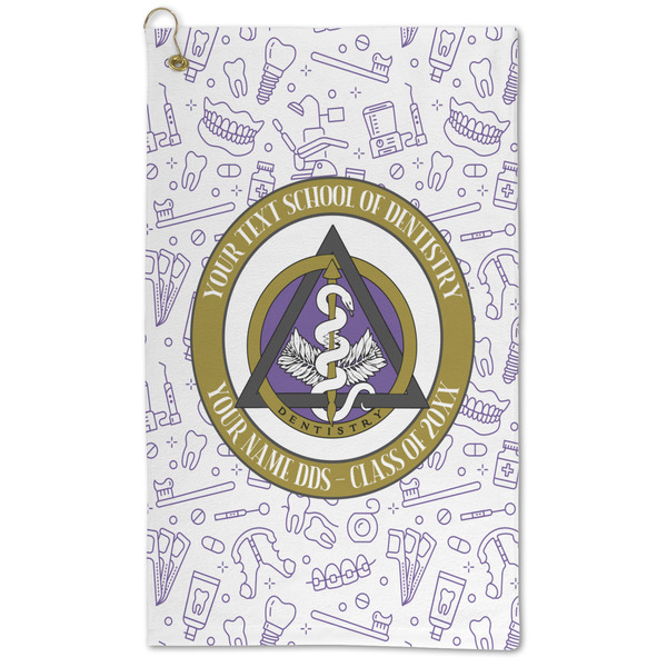 Custom Dental Insignia / Emblem Microfiber Golf Towel (Personalized)