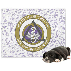Dental Insignia / Emblem Dog Blanket (Personalized)