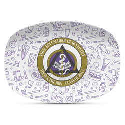 Dental Insignia / Emblem Plastic Platter - Microwave & Oven Safe Composite Polymer (Personalized)