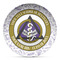 Dental Insignia / Emblem Microwave Safe Plastic Plate - Composite Polymer (Personalized)