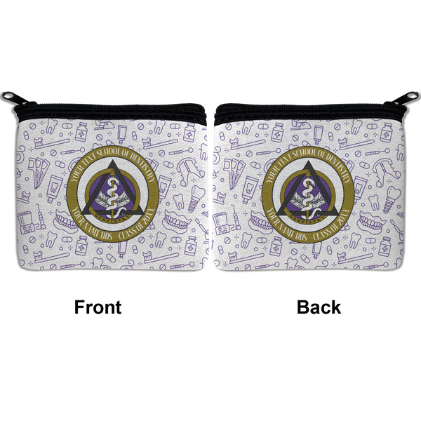 Dental Insignia / Emblem Neoprene Coin Purse - Front & Back (APPROVAL)