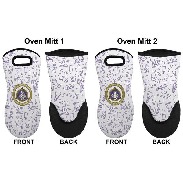 Dental Insignia / Emblem Neoprene Oven Mitt - Set of 2 - Approval