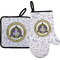 Dental Insignia / Emblem Oven Mitt & Pot Holder Set (Personalized)