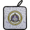 Dental Insignia / Emblem Pot Holder - Single (Personalized)