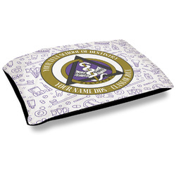 Dental Insignia / Emblem Dog Bed (Personalized)