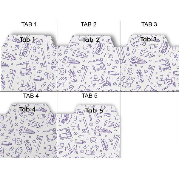 Dental Insignia / Emblem Page Dividers - Set of 5 - Approval