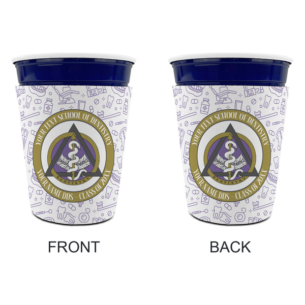 Dental Insignia / Emblem Party Cup Sleeves - without bottom - Approval