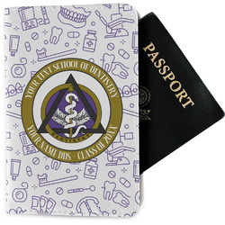 Emblem of Dentistry Passport Holder - Fabric (Personalized)
