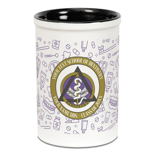 Dental Insignia / Emblem Pencil Holder - Black