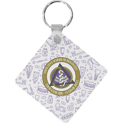 Dental Insignia / Emblem Diamond Plastic Keychain (Personalized)