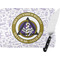 Dental Insignia / Emblem Rectangular Glass Cutting Board - Large - 15.25" x 11.25" (Personalized)