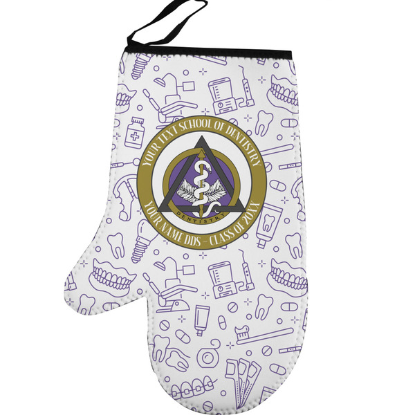 Dental Insignia / Emblem Personalized Oven Mitt - Left