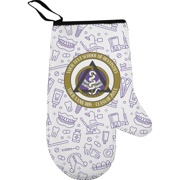 Custom Dental Insignia / Emblem Right Oven Mitt (Personalized)