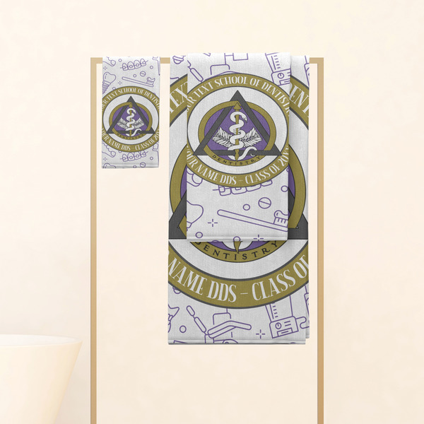 Dental Insignia / Emblem Personalized Towel Set