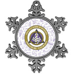 Dental Insignia / Emblem Vintage Snowflake Ornament (Personalized)