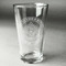 Dental Insignia / Emblem Pint Glass - Laser Engraved - Single (Personalized)