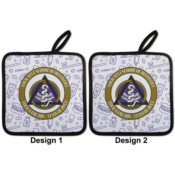 Dental Insignia / Emblem Pot Holders - Set of 2 APPROVAL