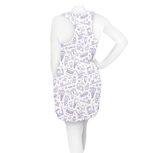 Dental Insignia / Emblem Racerback Dress - On Model - Back