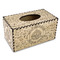 Dental Insignia / Emblem Wood Tissue Box Cover - Rectangle (Personalized)