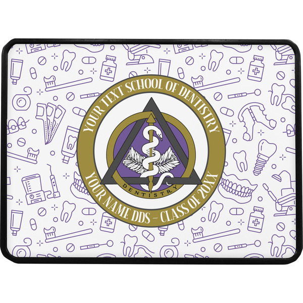 Dental Insignia / Emblem Rectangular Car Hitch Cover w/ FRP Insert