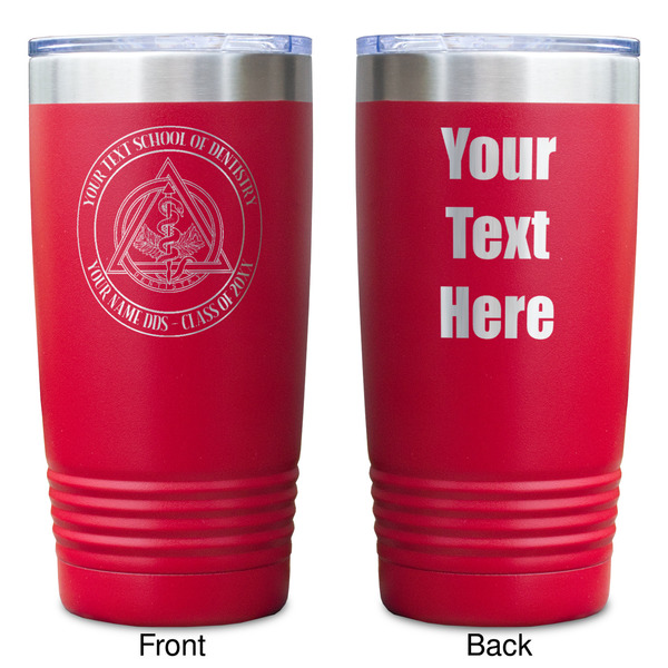 Dental Insignia / Emblem Red Polar Camel Tumbler - 20oz - Double Sided - Approval