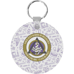 Dental Insignia / Emblem Round Plastic Keychain (Personalized)